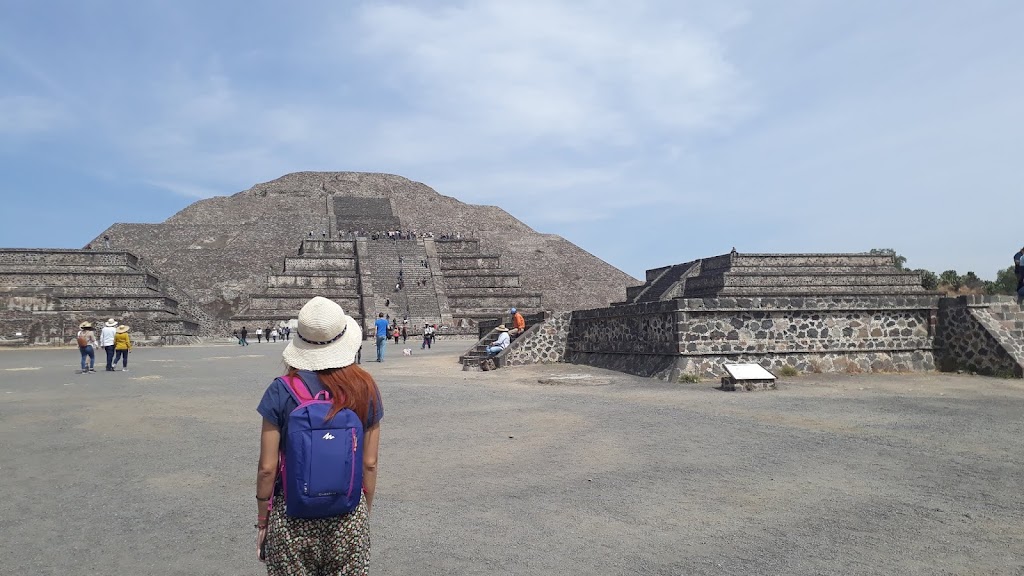 Zona Arqueológica Teotihuacán - Cidade do México Fonte: Tamara Rumo ao Porto