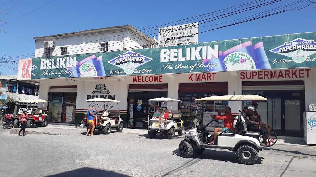 San Pedro - Belikin nome da principal cerveja do país Fonte: Tamara Rumo ao Porto
