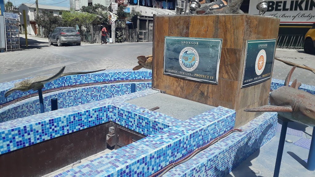 San Pedro - homenagem a famosa reserva Hol chan Fonte: Tamara Rumo ao Porto