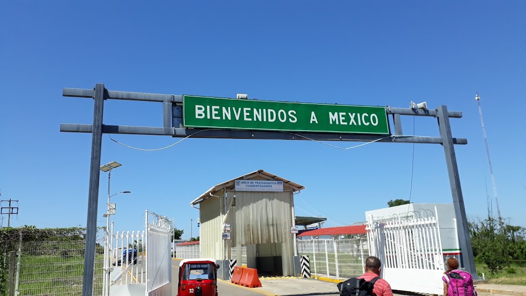 Fronteira Guatemala com México Fonte: Tamara Rumo ao Porto