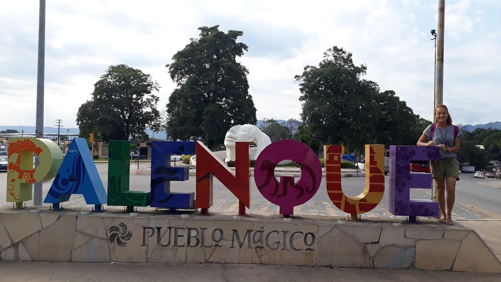 Palenque - praça principal Fonte: Tamara Rumo ao Porto