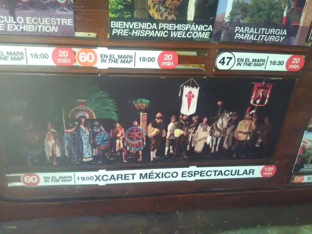 Xcaret - final do dia Fonte: Tamara Rumo ao Porto