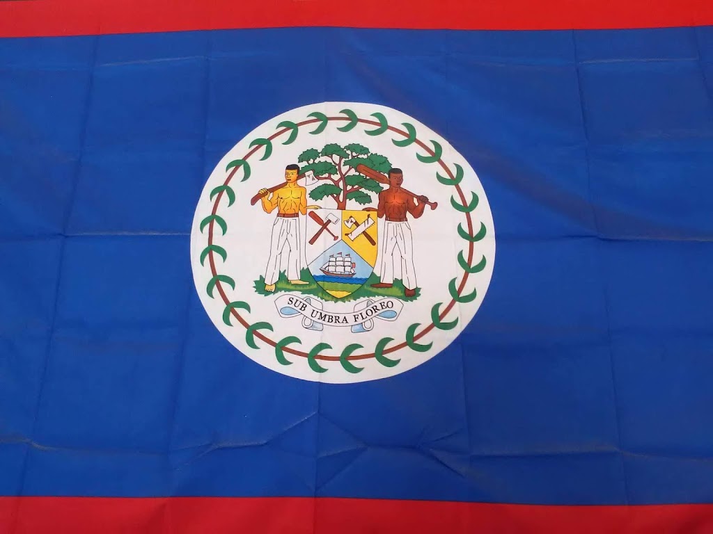 Bandeira de Belize Fonte: Tamara Rumo ao Porto