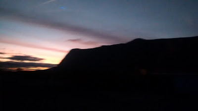 Serra de Ouro Branco - pôr-do-sol